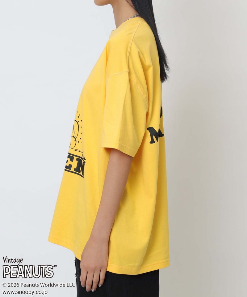【PEANUTS/PIGPEN】ピッグペンＴシャツ イエロー F