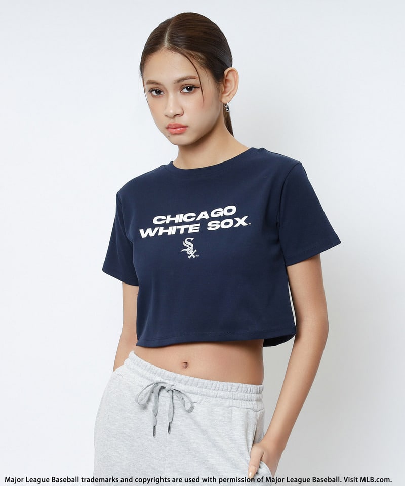 【MLB】プリントロゴTシャツ ホワイト F