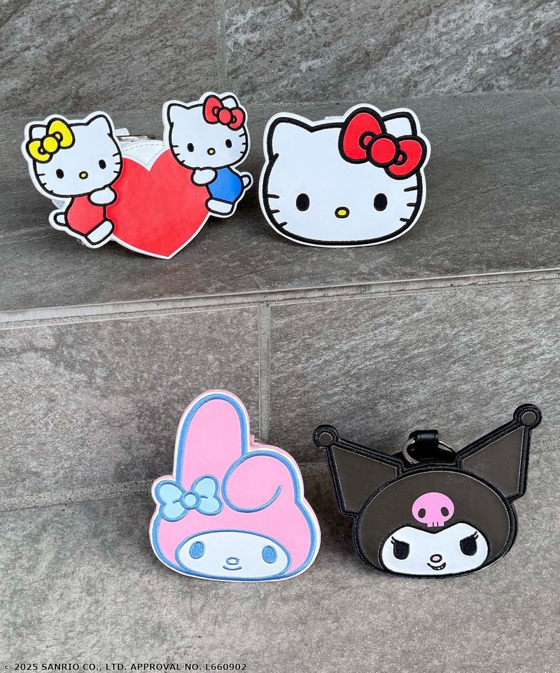 【Sanrio characters/サンリオキャラクターズ】マルチポーチ ミミィ+キティ ホワイト F