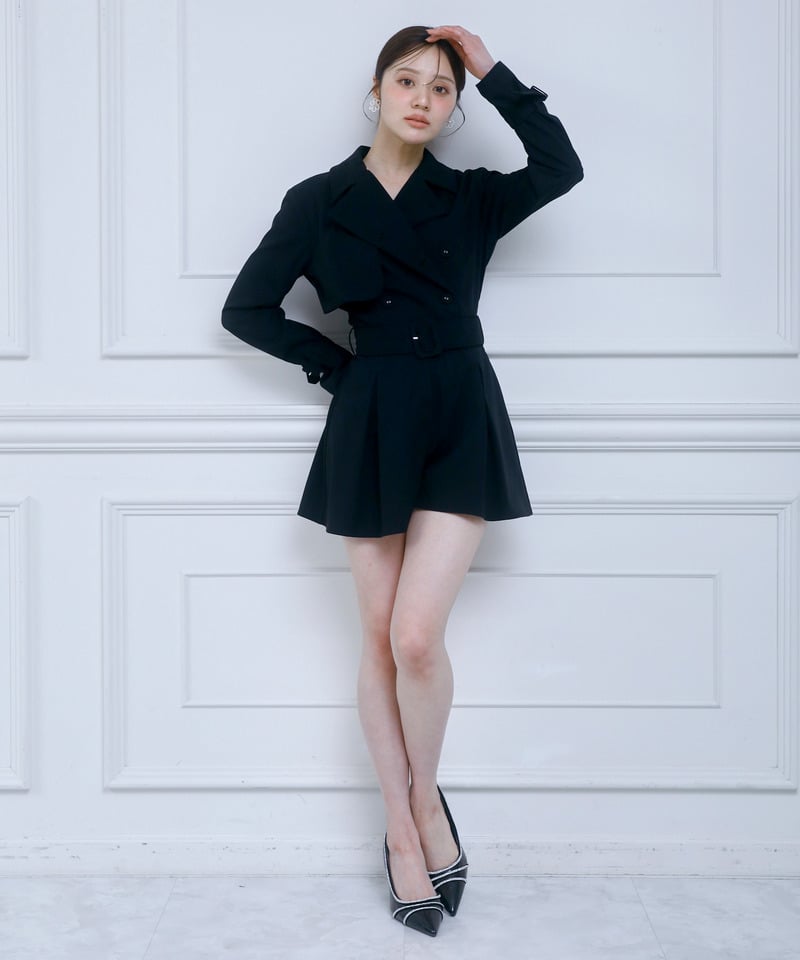 トレンチコンビネゾン ベージュ F