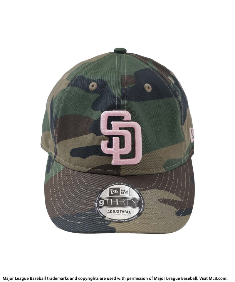 【NEW ERA】MLBロゴ総柄9TWENTYキャップ レオパード F