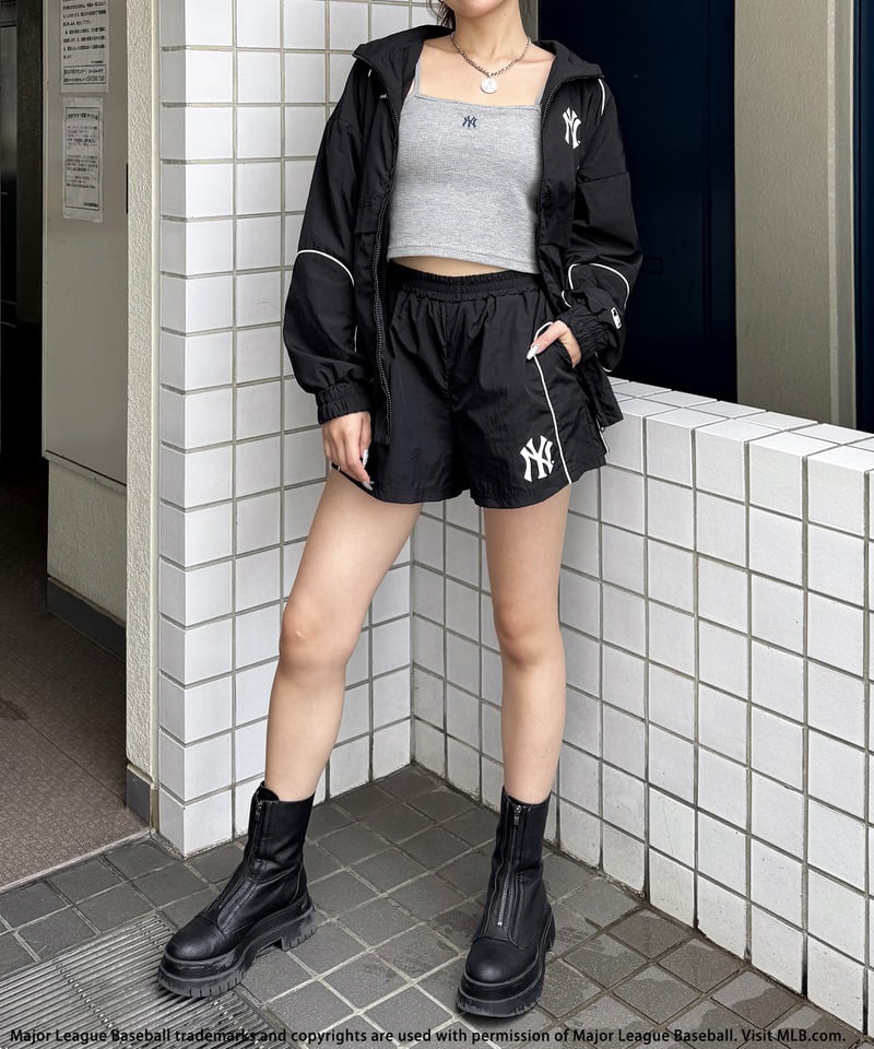 【MLB】ナイロントラックセットアップ レッド F