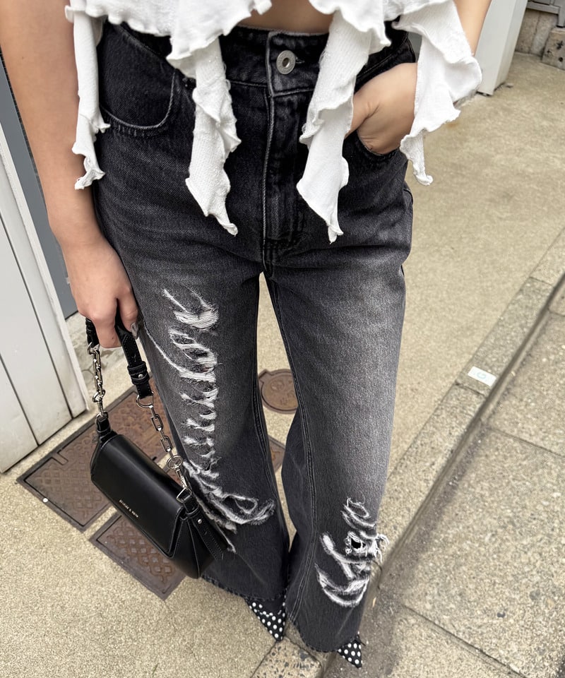 Mynaradox Avenデニムパンツ デニムブルー S