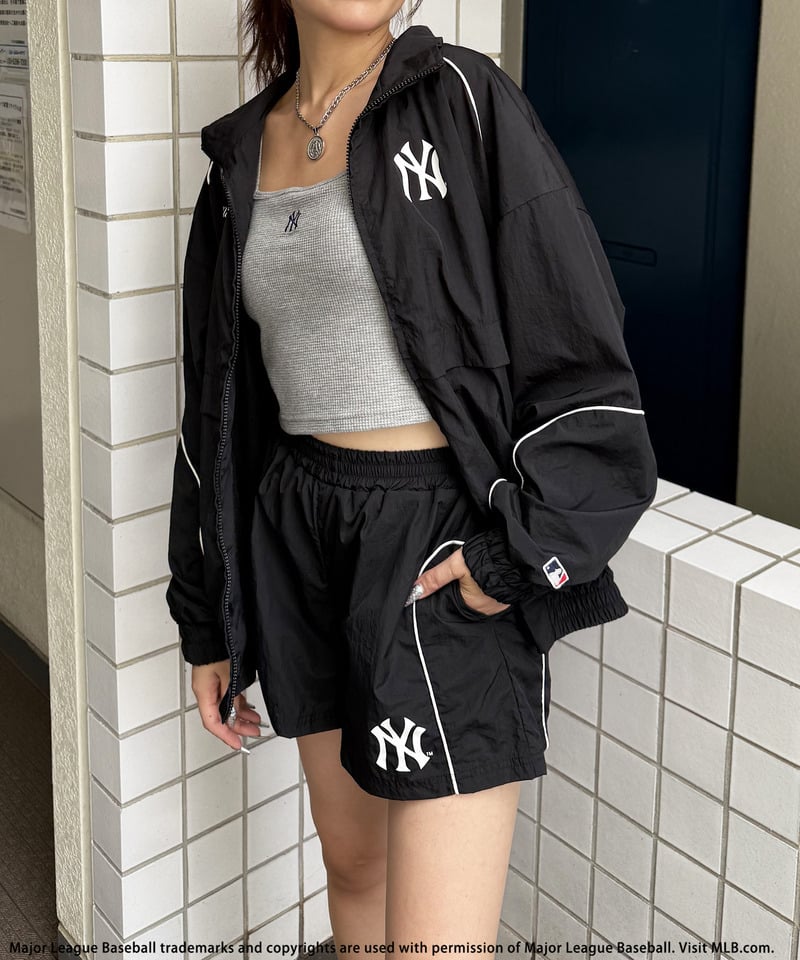 【MLB】ナイロントラックセットアップ レッド F