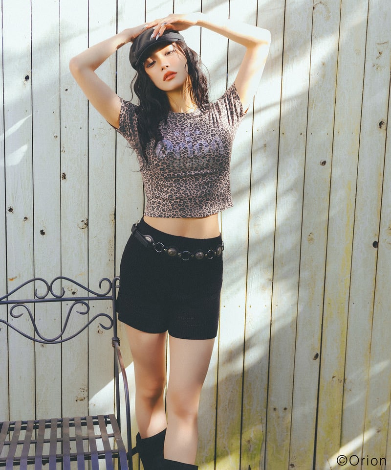 【Orion/オリオン】ラインストーンちびTシャツ ホワイト F