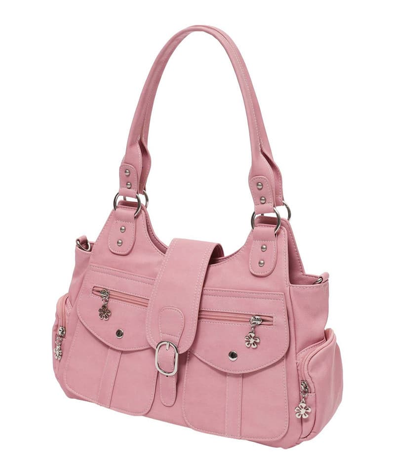 【SPIRAL WASH】ポケットBAG ピンク F
