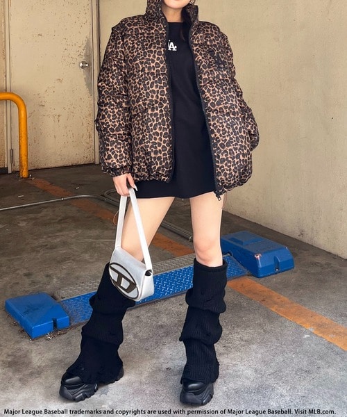 【MLB】2wayパファージャケット カモフラージュ F