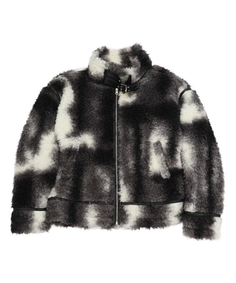 パイピングファージャケット ベージュ F