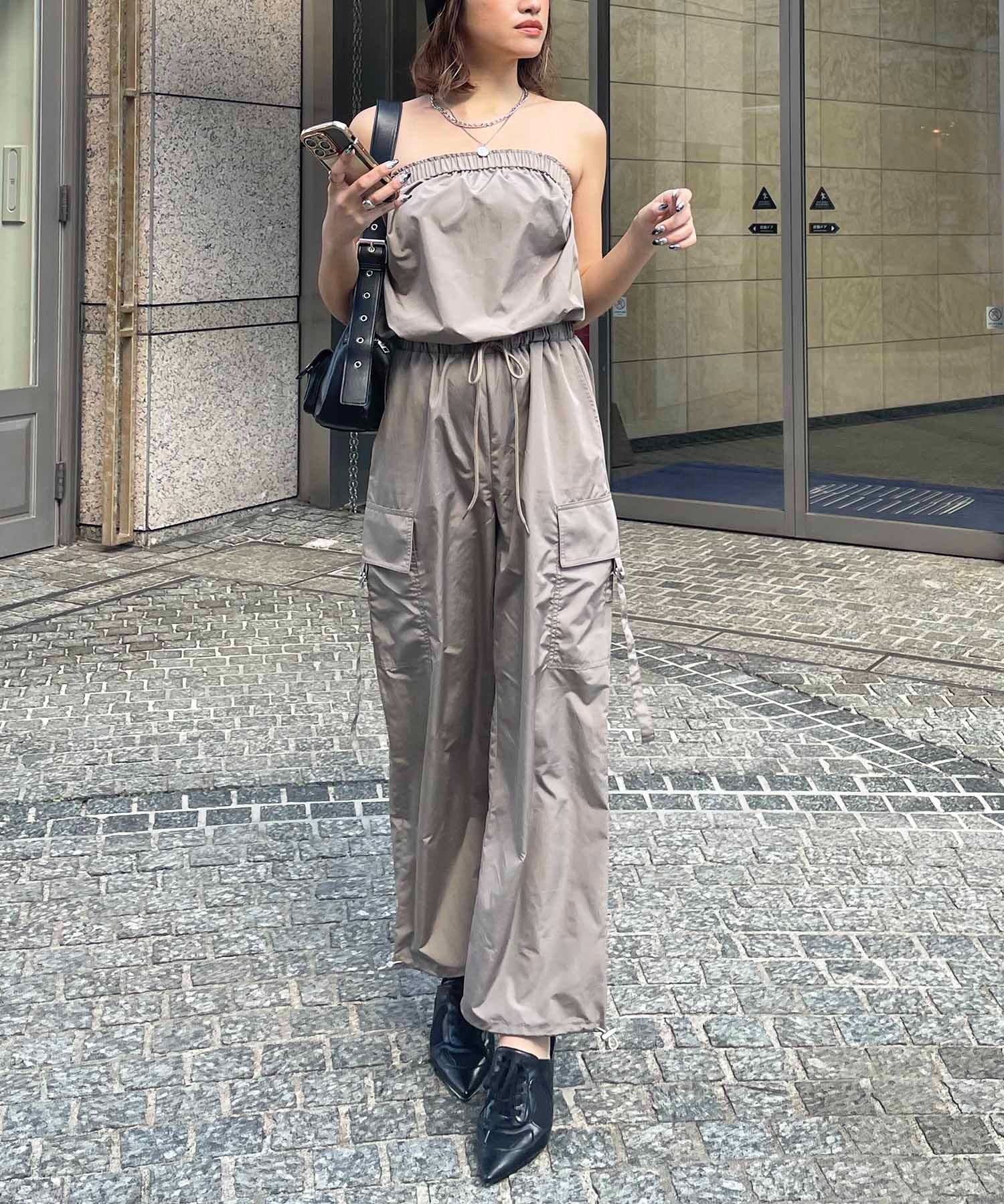 ドロストワイドカーゴベアオールインワン カーキ F