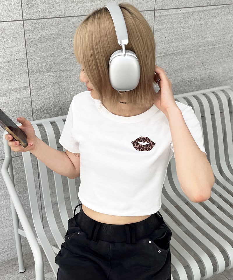 【SPIRAL LIP】マイクロミニＴシャツ ホワイト F