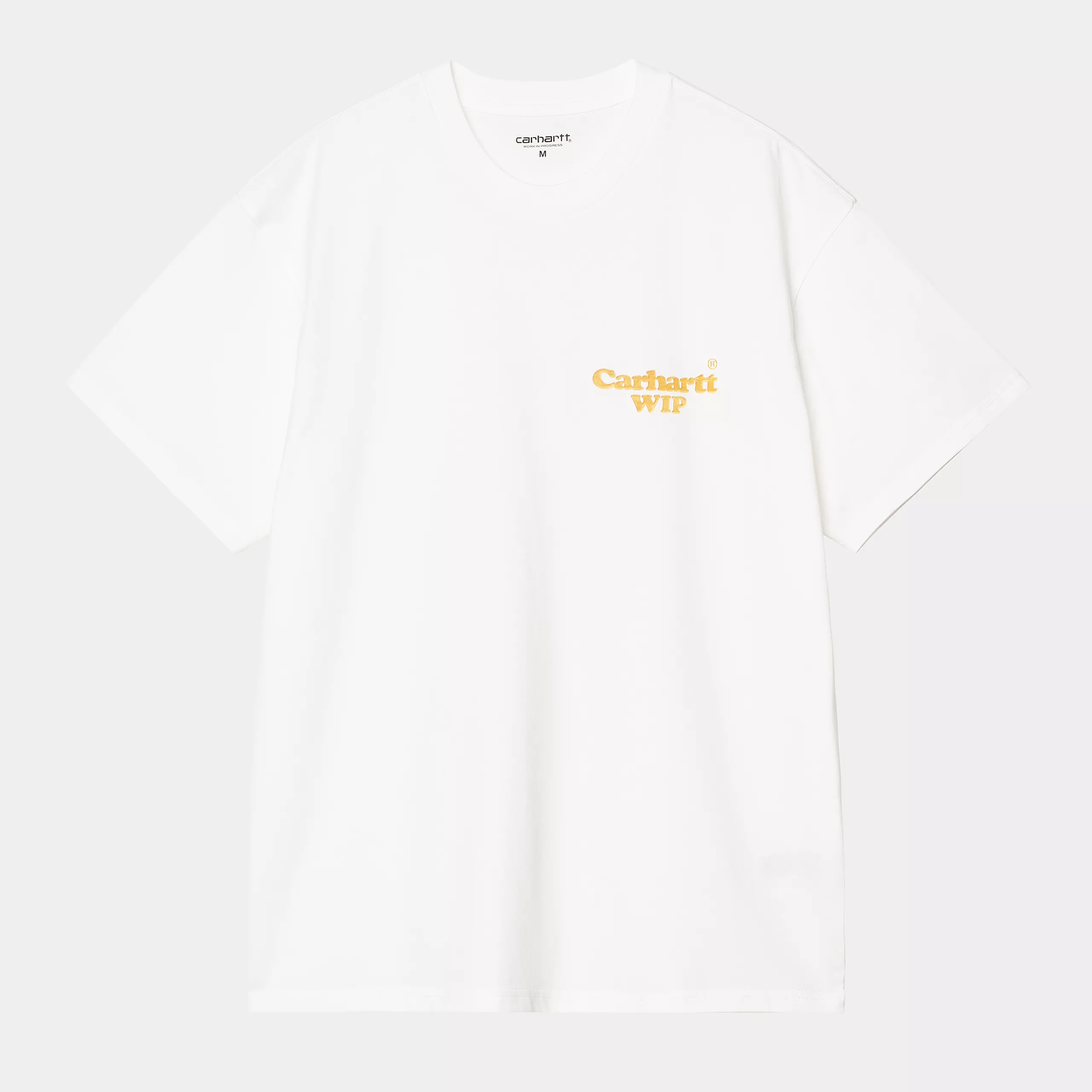 【Carhartt Wip/カーハート ダブルアイピー】2025 Tシャツ HARTT CHAIN T-SHIRT ハートチェーン Tシャツ I034663  WHITE (M.L.XL) White Mサイズ