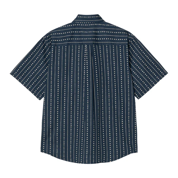 【Carhartt Wip/カーハート ダブルアイピー】2025 S/Sシャツ DREWE SHIRT ドリューシャツ  I034537 Heart C Pinstripe/Natural Sサイズ【送料無料 北海道/沖縄/離島を除く】   2RUXX / Heart C Pinstripe/Natural Sサイズ