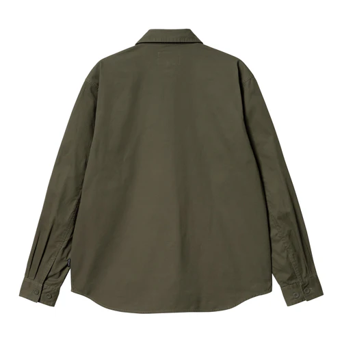 【Carhartt Wip/カーハート ダブルアイピー】2024 長袖シャツ TRACKER SHIRT トラッカーシャツ I033782 Office Green M サイズ【送料無料 :北海道/沖縄/離島を除く】 Office Green Mサイズ
