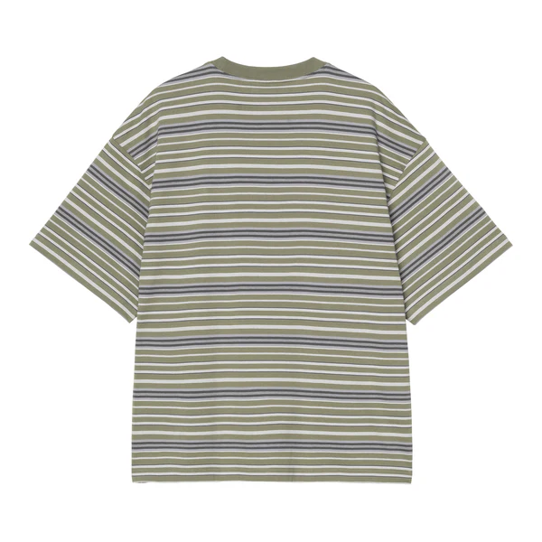 【Carhartt Wip/カーハート ダブルアイピー】 2026 T-シャツ ZANE T-SHIRT 4573654461443 Zane Stripe Dollar Green I036186 Mサイズ Zane Stripe Dollar Green Mサイズ