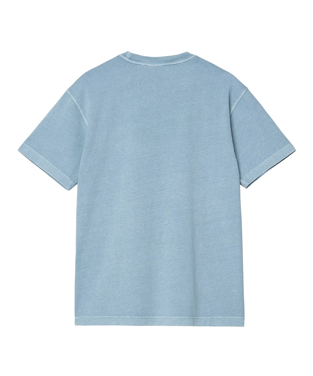  【Carhartt Wip/カーハート ダブルアイピー】2025 Tシャツ NELSON T-SHIRT ネルソンTシャツ I029949 Clay Blue gamert dyed   (M.L) Clay Blue gamenrt dyed Mサイズ