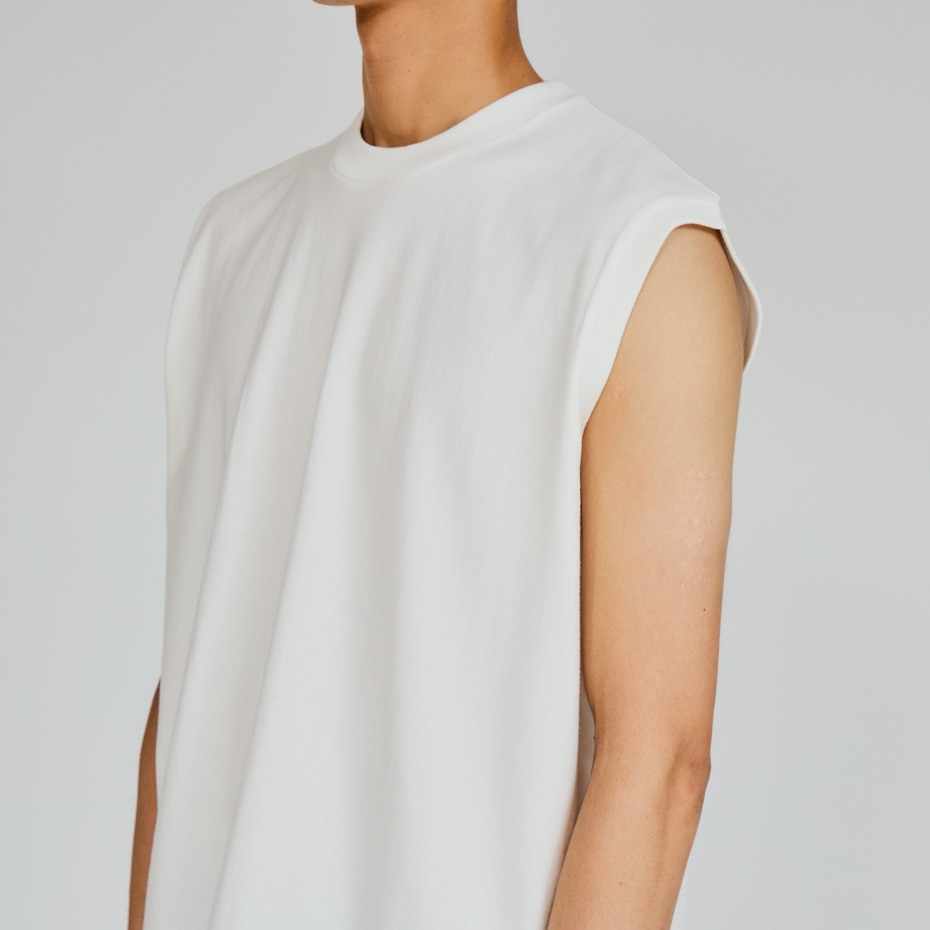 【Hanes】SHIRO クルーネック タンクトップ 25SS Hanes T-SHIRTS SHIRO (HM3-B201) 101 ホワイト Lサイズ 010　ホワイト Lサイズ