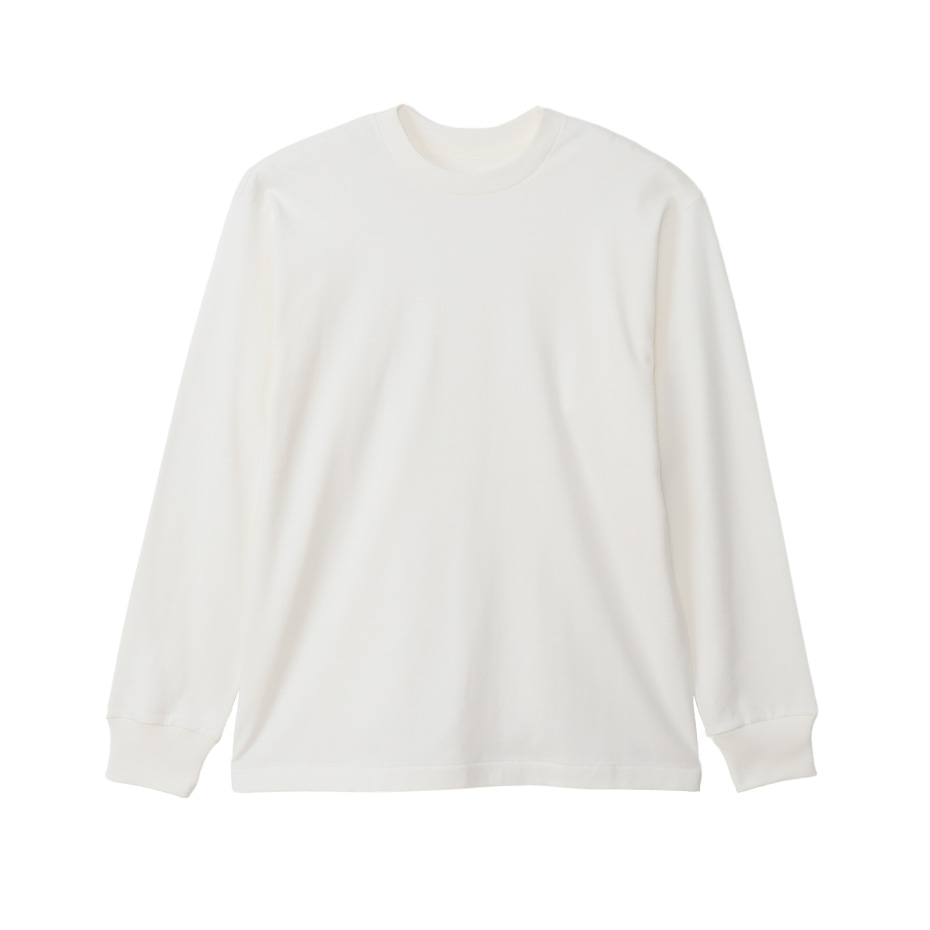 ★SALE【Hanes SHIRO】 CREW NECK  LONG SLEEVE クルーネック ロングスリーブ Tシャツ 秋冬 長袖  (HM4-A201）XXLサイズ 0671059983 【北海道/沖縄/離島 着払い】 010 WHITE（ホワイト） XXLサイズ