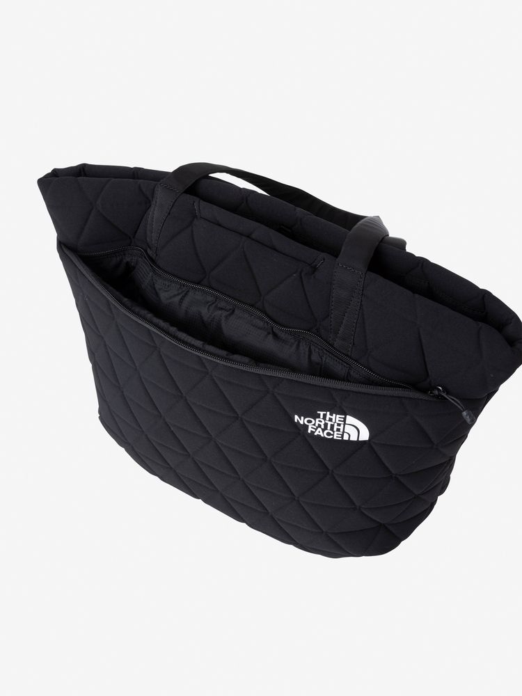【THE NORTH FACE ザ ノースフェイス】2025 トートバッグ Geoface Tote ジオフェイストート NM32352 Kブラック【送料無料：北海道/沖縄/離島を除く】 K ブラック Fサイズ