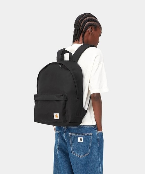 【Carhartt Wip カーハート ダブルアイピー】リュック JAKE BACKPACK ジェイク バックパック I03158 Black Fサイズ　【送料無料：北海道/沖縄/離島を除く】  BLACK Fサイズ