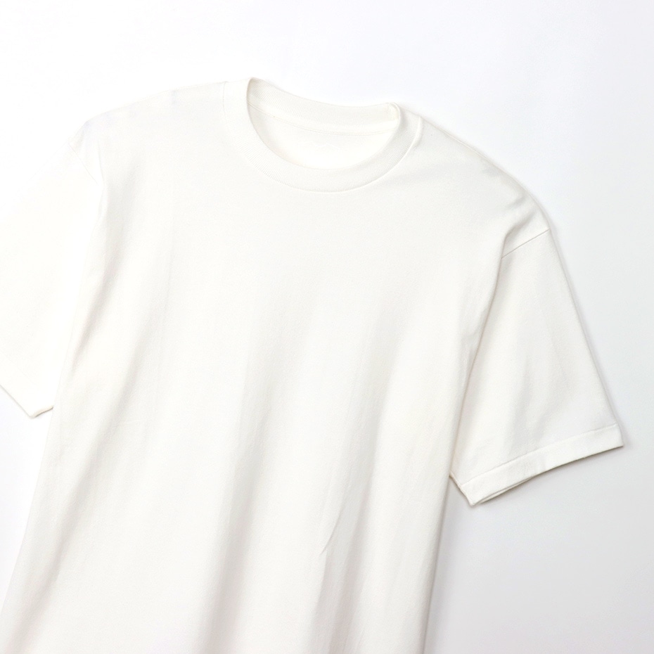 【Hanes】SHIRO クルーネックTシャツ 24SS Hanes T-SHIRTS SHIRO (HM1-X201)  M.L.XL 010  WHITE（ホワイト） Mサイズ