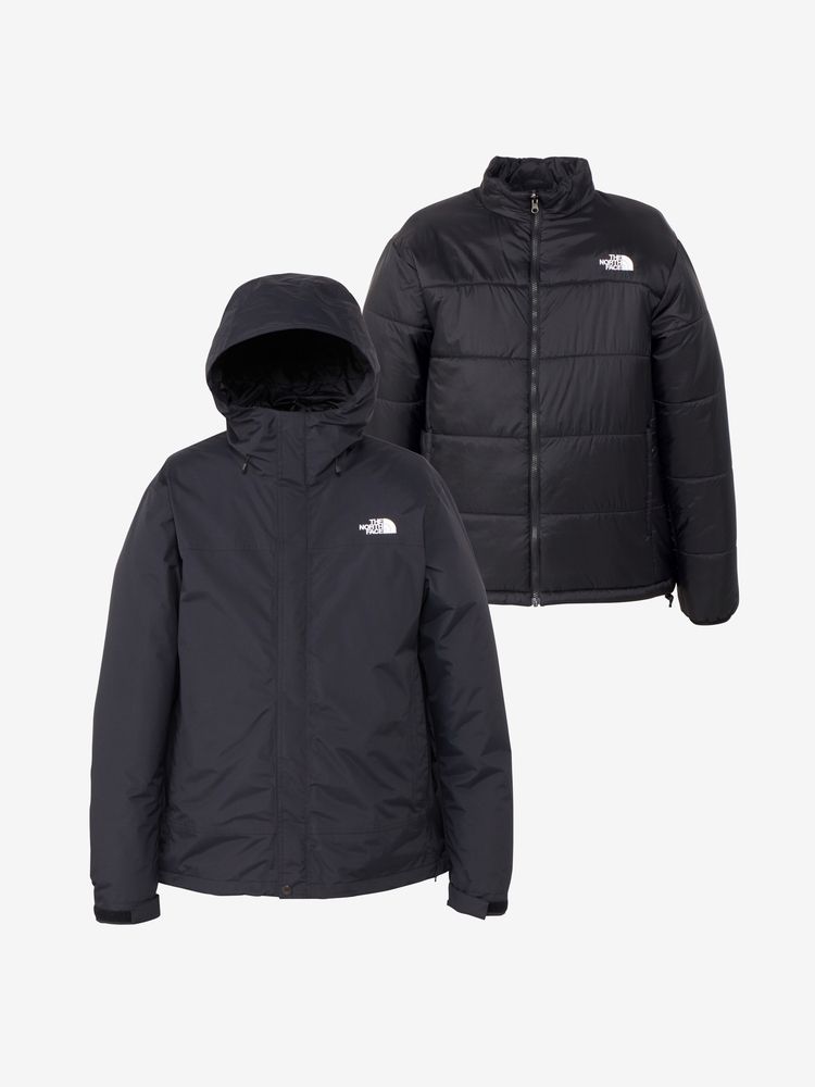 【THE NORTH FACE ザノース フェイス 】2024 ジャケット Cassius Triclimate jacket カシウス  トリクライメイト ジャケット NP62453 K ブラック（M . L . XL)【送料無料 /北海道/沖縄/離島を除く】