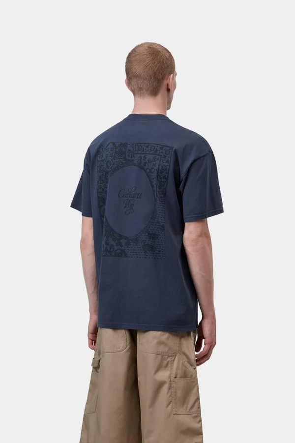 【Carhartt Wip/カーハート ダブルアイピー】2026 Tシャツ  VESTIGE T-SHIRT 4573654466479 Blue (stone washed) Sサイズ（S,M,L) Blue (stone washed) Sサイズ