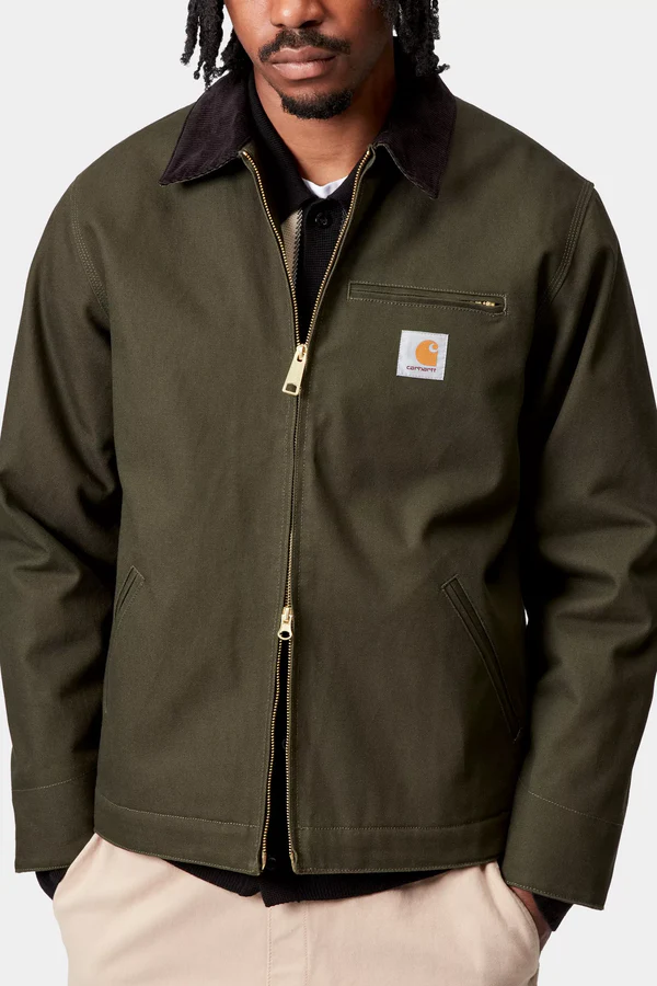 【Carhartt Wip/カーハート ダブルアイピー】2025 ジャケット DETROIT JACKET デトロイトジャケット I015264 Olive/Black (S.M.L) 【送料無料 ：北海道/沖縄/離島含を除く】 Olive/Black Sサイズ