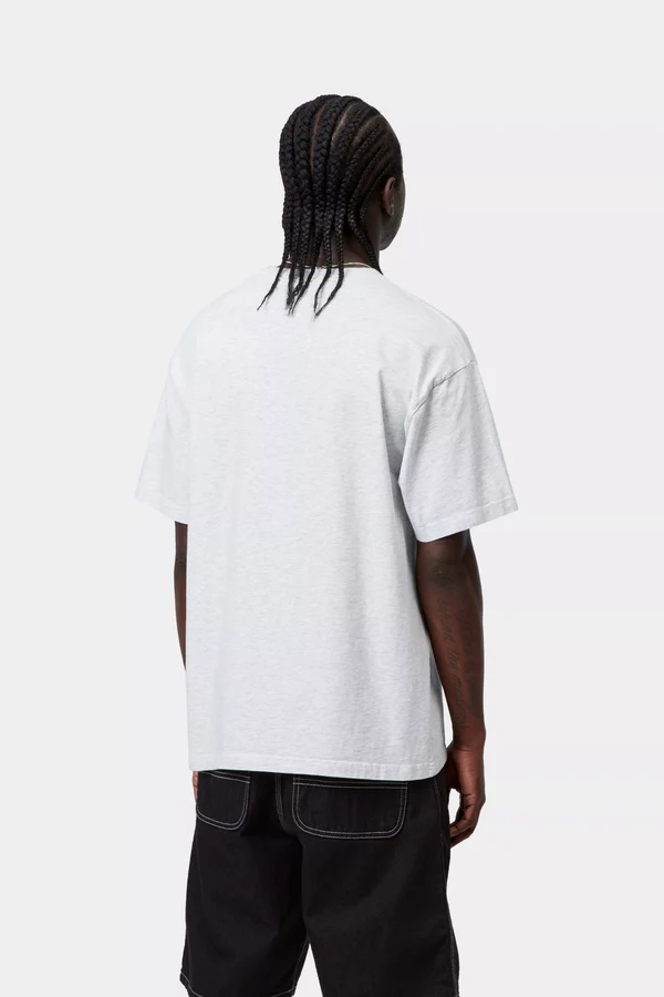 【Carhartt Wip/カーハート ダブルアイピー】2026 T-シャツ WIP Iii T-SHIRT 4573654463546 Ash Heather (heavy stone wash) Sサイズ (S,M,L)  Ash Heather (heavy stone wash) Sサイズ