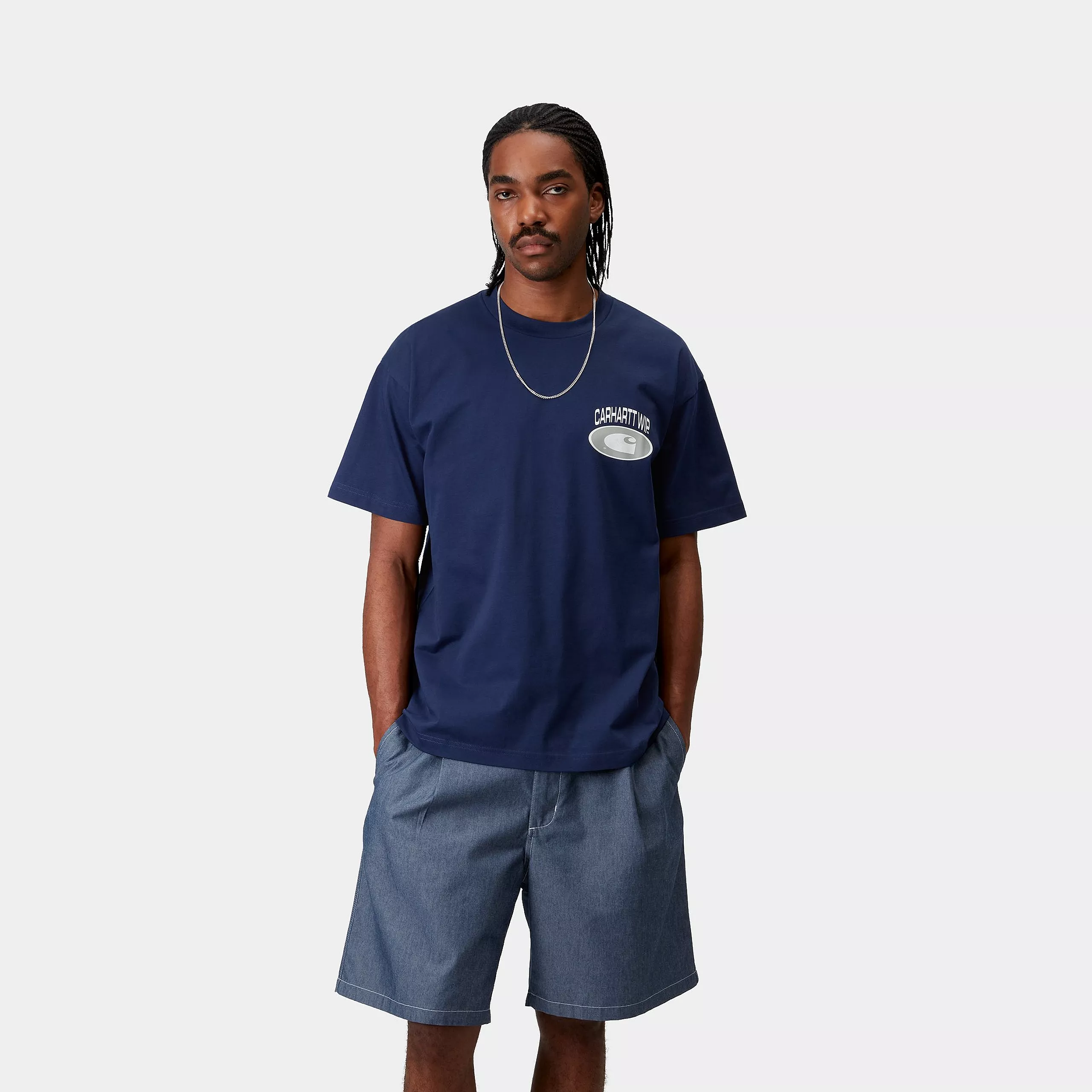 【Carhartt Wip/カーハート ダブルアイピー】2025 Tシャツ TIRE T-SHIRT タイヤTシャツ I034666 White  （M.L） white Mサイズ