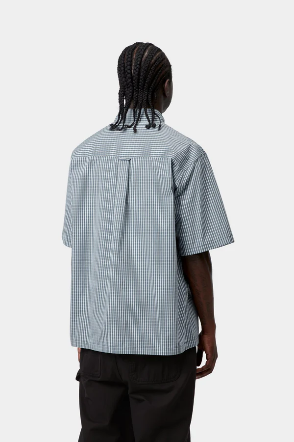 【Carhartt Wip/カーハート ダブルアイピー】2026シャツ SHIRT GROFF SHIRT I036191 Groff Check Blue River Mサイズ 4573654448352【送料無料：北海道/沖縄/離島を除く】 Groff Check Blue River Mサイズ