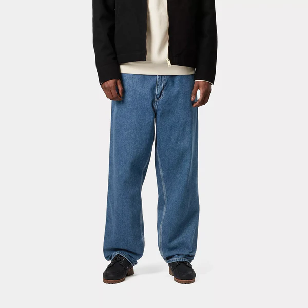 【Carhartt WiP カーハート ダブルアイピー】2025 ロングパンツ SIMPLE PANT シンプルパンツ I022947 Blue/stone washed 32インチ【送料無料：北海道/沖縄/離島を除く】 Blue/stone washed 32インチ
