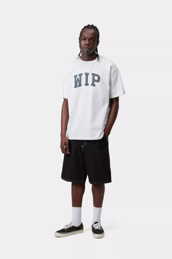 【Carhartt Wip/カーハート ダブルアイピー】2026 T-シャツ WIP Iii T-SHIRT 4573654463546 Ash Heather (heavy stone wash) Sサイズ (S,M,L)  Ash Heather (heavy stone wash) Sサイズ