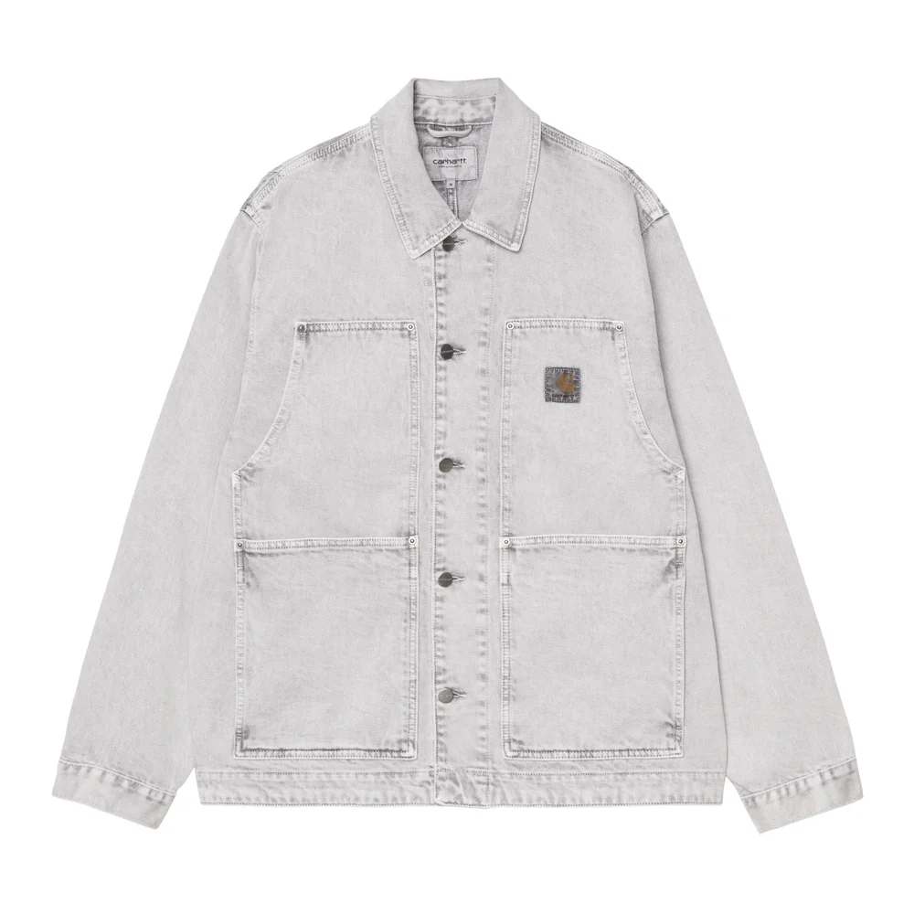 【Carhartt Wip カーハート ダブルアイピー】JACKET ジャケット OG Double Front Jacket  Black (chalk wash) Sサイズ【送料無料：北海道/沖縄離島/離島を除く】  BLACK(chalk wash) Sサイズ