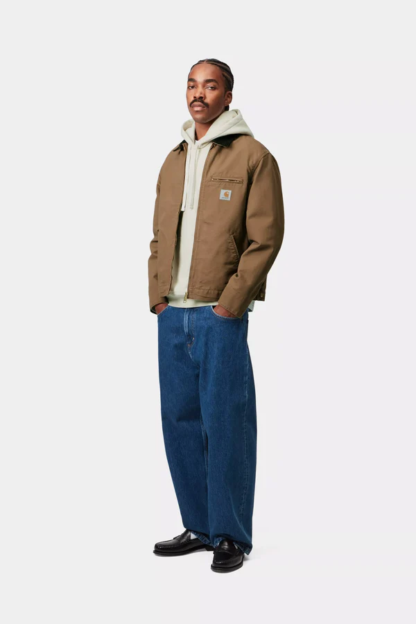 【Carhartt Wip/カーハート ダブルアイピー】2025 ジャケット DETROIT JACKET デトロイトジャケット（裏地なし） I033112 HAMILTON BROWN/TOBACCO   Lサイズ 【送料無料：北海道/沖縄/離島を除く】 Hamilton Brown/Tobacco Lサイズ