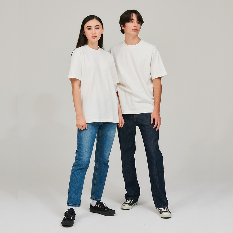 【Hanes】SHIRO クルーネックTシャツ 24SS Hanes T-SHIRTS SHIRO (HM1-X201) 010 ホワイト Lサイズ 010 WHITE（ホワイト） Lサイズ