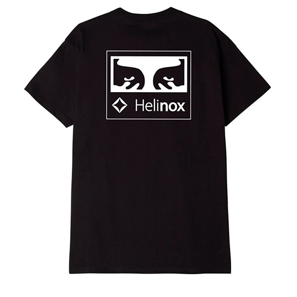 OBEY Tシャツ OBEY X HELINOX BLACK Lサイズ送料無料宅配便 *北海道