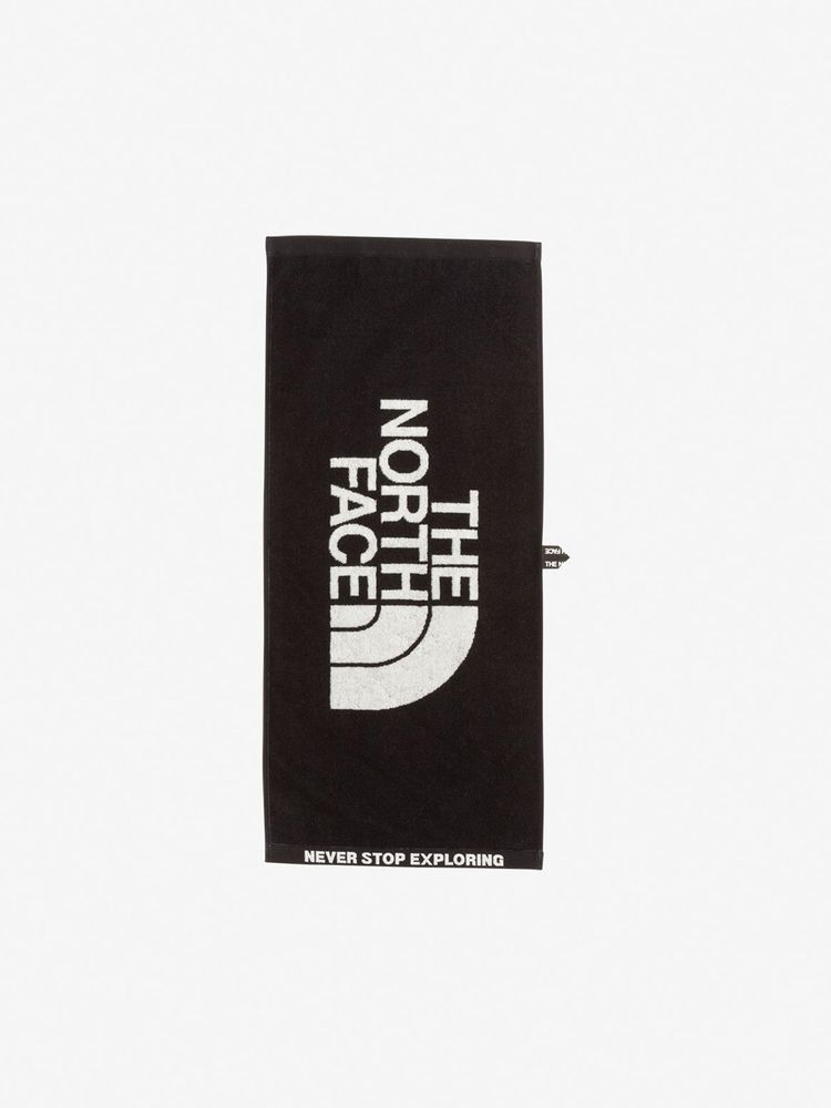 【THE NORTH FACE ザ ノースフェイス】アクセサリー タオル  Comfort Cotton Towel コンフォートコットンタオル Mサイズ NN22101  Kブラック BLACK W34×L80cm