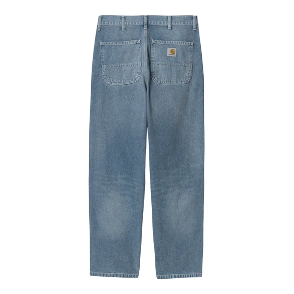 【Carhartt WiP カーハート ダブルアイピー】2025 ロングパンツ SIMPLE PANT シンプルパンツ I022947 Blue/light true washed 34インチ 【送料無料：北海道/沖縄/離島を除く】 Blue/light true washed 34インチ