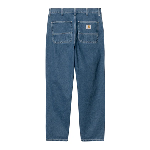 【Carhartt WiP カーハート ダブルアイピー】2025 ロングパンツ SIMPLE PANT シンプルパンツ I022947 Blue/stone washed (30.32.34） 【送料無料： 北海道/沖縄/離島を除く】 Blue/stone washed 30インチ