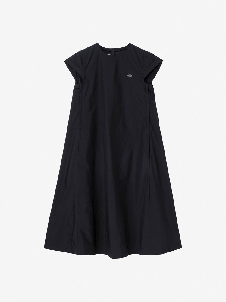 【THE NORTH FACE ザ ノース フェイス】 2025 レディース ワンピース Matamity s/s Onepiece NTM12501 K ブラック (L.XL) サイズ【送料無料：北海道/沖縄/離島を除く】 K ブラック （L.XL）サイズ