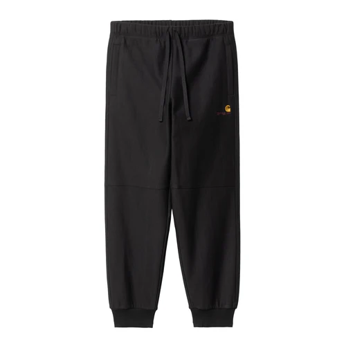 【Carhartt Wip カーハート ダブルアイピー】2024 スウェットパンツ AMERICAN SCRIPT JOGGING PANT アメリカンスクリプト ジョギング パンツ I027042 BLack Mサイズ【送料無料 北海道/沖縄/離島を除く】 89XX  Black Mサイズ
