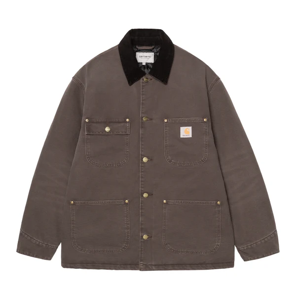 【Carhartt Wip カーハート ダブルアイピー】2025 ジャケット OG CHORE COAT オージーチョアコート I035613  Tobacco/Black (S.M)【送料無料：北海道/沖縄/離島を除く】 Tobacco/Black Sサイズ