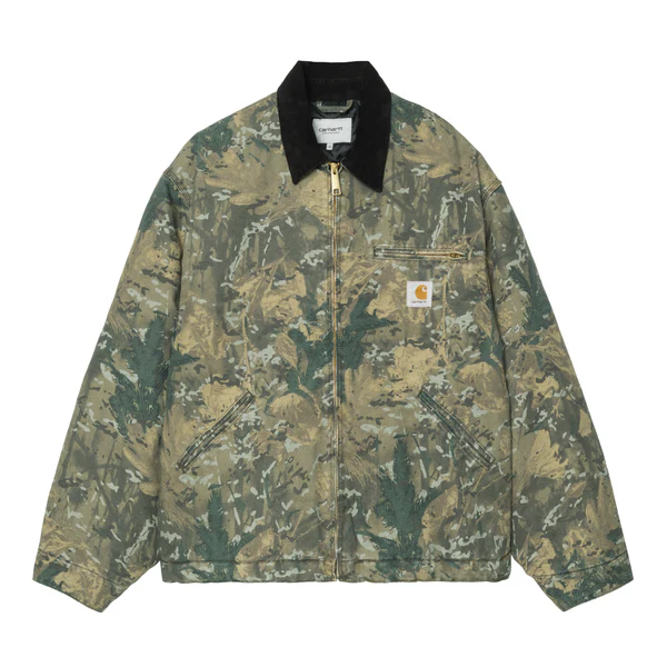  【Carhartt Wip/カーハートダブルアイピー】2025 ジャケット OG DETROIT JACKET オージーデトロイトジャケット I035614　Camo Combi Green/Black (S.M)【送料無料:北海道/沖縄/離島を除く】 Camo Combi Sサイズ