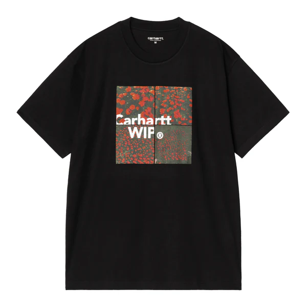 【Carhartt Wip カーハート ダブルアイピー】2025 Tシャツ VALLEY T-SHIRT バレーTシャツ I034657  Black XLサイズ Black XLサイズ