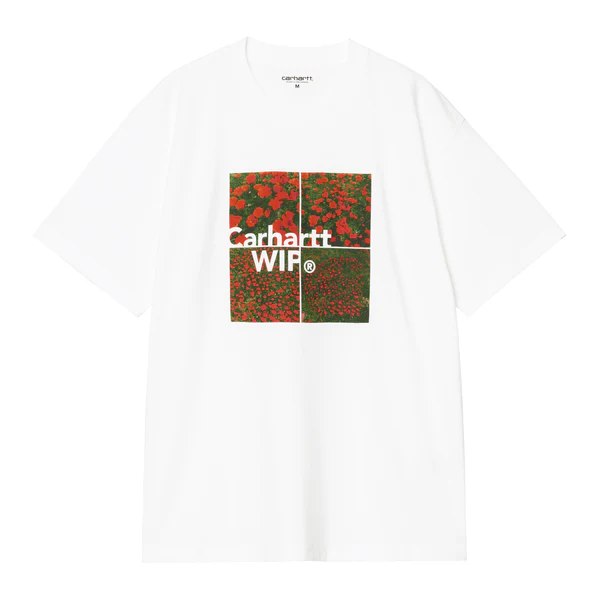 【Carhartt Wip カーハート ダブルアイピー】2025 Tシャツ VALLEY T-SHIRT バレーTシャツ I034657  White (M.L.XL) White Mサイズ