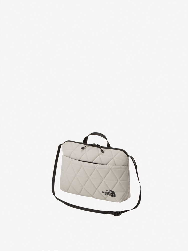 【THE NORTH FACE ザノース フェイス】2025 ショルダーポーチ Geoface Pouch ジオフェイスポーチ NM32356 VWヴィンテージホワイト VW ヴィンテージホワイト Fサイズ