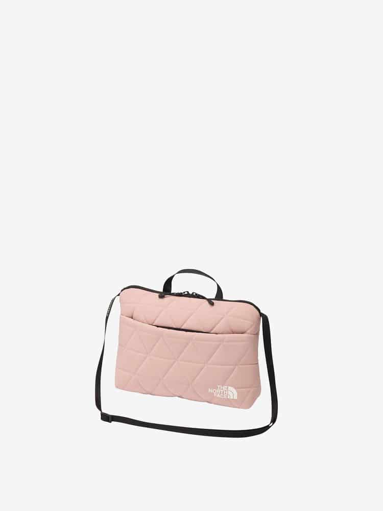 【THE NORTH FACE ザノース フェイス】2025 ショルダーポーチ Geoface Pouch ジオフェイスポーチ NM32356 MKメタルピンク MKメタルピンク Fサイズ