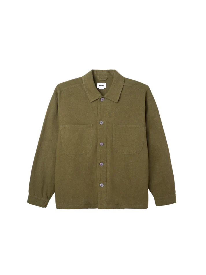 【 Obey オベイ】ジャケット ANTONIO UTILITY SHIRT JACKET アントニオ ユーティリティ シャツジャケット RECON ARMY Mサイズ【送料無料/北海道/沖縄/離島を除く】 RECON ARMY Mサイズ