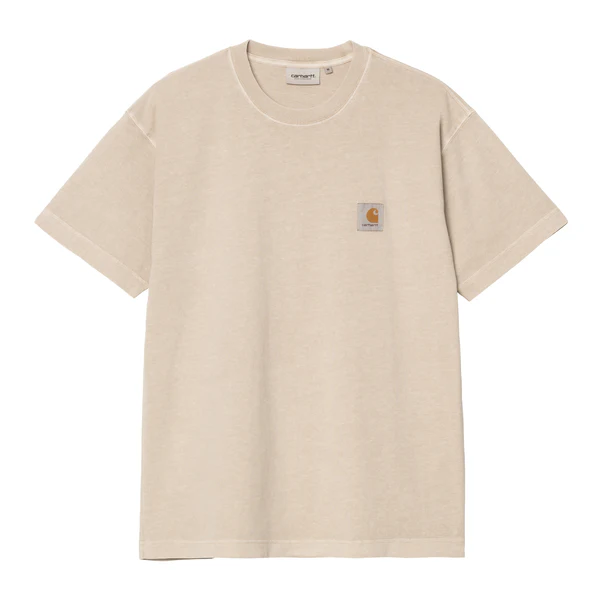 【Carhartt Wip/カーハート ダブルアイピー】2025 Tシャツ NELSON T-SHIRT ネルソンTシャツ I029949 Fleur De Sei gament dyed  Lサイズ Fleur De Sei gament dyed Lサイズ