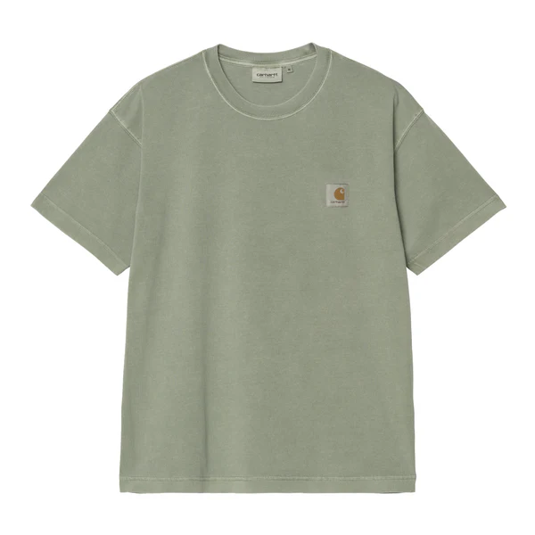 【Carhartt Wip/カーハート ダブルアイピー】2025 Tシャツ NELSON T-SHIRT ネルソンTシャツ I029949 Park gamert dyed   （M.L） Park gamenrt dyed Mサイズ